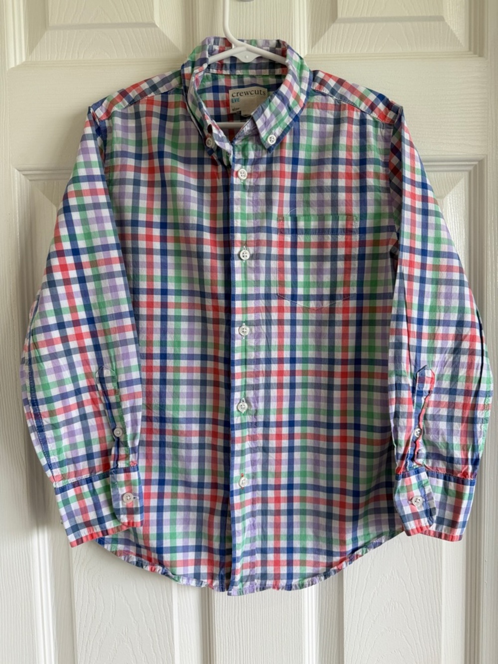 Boys’ Crewcuts Multicolor Plaid Button-Down Shirt